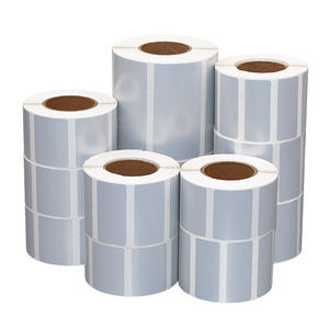 Tùy chỉnh 4x6inch trực tiếp in nhiệt tổng hợp nhãn giấy Matte bạc dính cho giao thông vận tải bao bì - Product Image 2