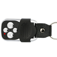 Control Remoto Inalámbrico Universal de Metal con Código de Aprendizaje de 315/433MHz, 4 Botones, para Abrir Puertas de Garaje y Barreras Eléctricas
