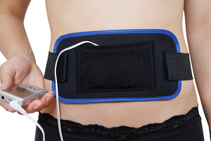 <span class=keywords><strong>Tens</strong></span> Unit <span class=keywords><strong>EMS</strong></span> Fitness Estimulador muscular Cinturón adelgazante eléctrico Vibración Entrenador de cintura Abdominal Belly Muscle Ejercicio Masajeador - Product Image 2