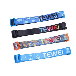 Low MOQ Custom Print logo <b>Adjustable</b> Soft Polyester Head Band Strap for Headlamp Pvc Coated Nylon Webbing - Product Image 1