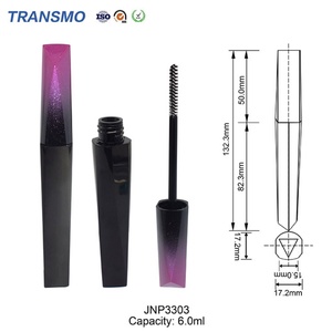 Flacon de mascara noir en verre, eye-liner 10 ml rose, tube de mascara, tubes de mascara, emballage personnalisé - Product Image 2