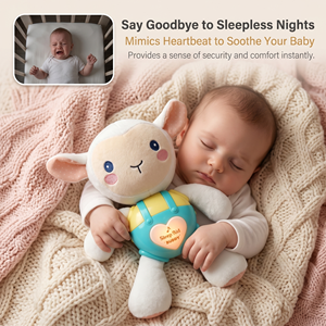 Juguete relajante de peluche <span class=keywords><strong>para</strong></span> bebé, muñeco de animales bonitos con luz musical, juguete de peluche <span class=keywords><strong>para</strong></span> dormir cómodo <span class=keywords><strong>para</strong></span> bebé <span class=keywords><strong>para</strong></span> niño pequeño - Product Image 2