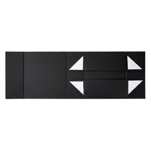 Space-saving <b>Flat</b> <b>Pack</b> Magnetic Foldable <b>Box</b> Low CBM Freight Saving Collapsible Rigid Paper Gift <b>Box</b> Wholesale Manufacturer - Product Image 4