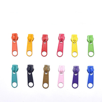 Multi Tailles 3 # 4 # 5 # 7 # 8 # 10 #   Glissière de fermeture éclair en alliage de zinc sans verrouillage, logo personnalisé, couleur personnalisée, vente en gros