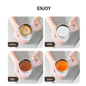 STARLII <span class=keywords><strong>Tasse</strong></span> à <span class=keywords><strong>café</strong></span> auto-mélangeante rechargeable, <span class=keywords><strong>tasse</strong></span> à <span class=keywords><strong>café</strong></span> imperméable à mélange automatique avec couvercle pour le lait au bureau, 14 oz, meilleur cadeau - Product Image 3