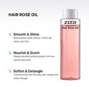 Huile capillaire hydratante et brillante 2-en-1 à l'extrait de rose, formule bio, 100 ml, marque privée personnalisée, vente en gros OEM - Product Image 2