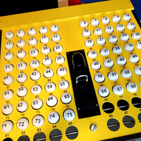 Code de couleur blanc 40mm balle de Bingo personnalisée jeu de Tennis de Table de loterie balle de Bingo de loterie RFID personnalisée