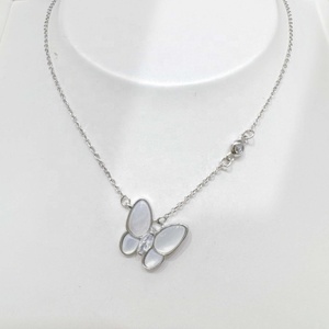 Collar con Colgante de Plata 925 de Alta Calidad, Chapado en Oro, con Concha y Piedras Preciosas, para Uso Diario, Regalo de Lujo para Mujer - Product Image 5