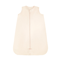 Gigoteuse pour nouveau-né et tout-petit, sans manches, grande taille, écologique, 100% coton, fermeture éclair, respirante, 0,5/1,0 Tog, vêtements portables pour bébé