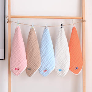 Lot <span class=keywords><strong>de</strong></span> 5 serviettes <span class=keywords><strong>de</strong></span> <span class=keywords><strong>toilette</strong></span> <span class=keywords><strong>de</strong></span> luxe pour nouveau-né, 100% coton, en mousseline - Product Image 5