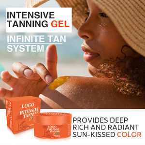 OEM ODM Carrot Tanning Gel Accelerator Natural Even Tan Moisturize Reduce Wrinkle Prevents Light-Induced Aging for <strong>Sunbed</strong> Use - Product Image 5