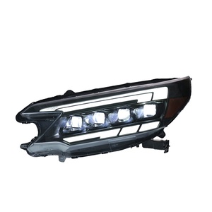 For 12-14 CRV 12V 50W <b>Headlight</b> Assembly Modified <b>LED</b> Daytime Running Light Flowing Turn Signal Lens 12v <b>LED</b> <b>Headlight</b> Assembly - Product Image 1