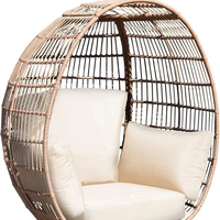 Meubles de jardin modernes pour cour et balcon, fauteuils œuf