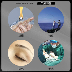 Pinces hémostatiques en acier inoxydable, porte-aiguilles droits et courbés, extracteurs d'hameçons pour animaux, pinces à ventouses, diverses tailles - Product Image 5