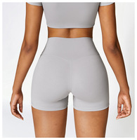 2024 nouveau personnalisé taille haute Deportivo Mujer Push up cyclisme Fitness grande taille femmes Nylon Yoga Shorts