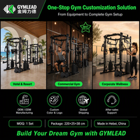 Máquina Smith Comercial Multifuncional, Equipo de Gimnasio en Casa para Entrenamiento de Fuerza y Desarrollo Muscular