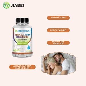 Jiabei Factory 'S Customized <span class=keywords><strong>Ashwagandha</strong></span> Magnesium Capsules Kwaliteit Slaap Kruid Extracten Oem/Odm Voor Volwassenen - Product Image 3