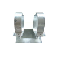 Supports/serre-tuyaux réglables en acier au carbone, directement de l'usine, avec finition durable thermolaquée