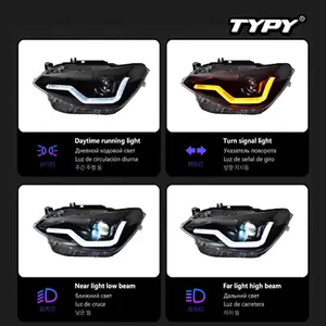 Fari Auto TYPY per <span class=keywords><strong>BMW</strong></span> Serie 1 <span class=keywords><strong>F20</strong></span> 2012-2015, Luci LED con Indicatori di Direzione Dinamici e DRL, Accessori Auto - Product Image 4