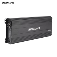 Amplificateur de voiture de classe D haute puissance 1500 watts pour subwoofer et haut-parleur, avec dissipation thermique croisée en aluminium, amplificateur mono