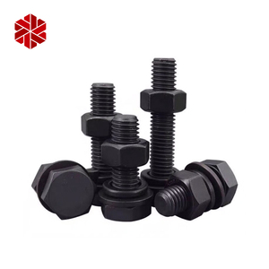 Lớp 8.8 10.9 12.9 độ bền kéo cao thép carbon Hex bu lông <span class=keywords><strong>ANSI</strong></span> Din tiêu chuẩn với đồng bằng kết thúc quá trình oxy hóa màu đen - Product Image 3