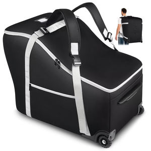 Asiento de <span class=keywords><strong>coche</strong></span> portátil, Base para cochecito, bolsa de viaje, mochila para asiento de <span class=keywords><strong>coche</strong></span> infantil, funda acolchada con cremallera, carta plegable de poliéster - Product Image 1
