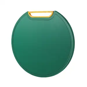 china suppliers custom eco friendly food safety coloured large round plastic tpr tpu chopping board set