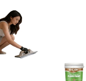 Deci Flow Leveling Marble Effect Epoxy Colored Sand Texture Floor <b>Coating</b> for Garage and Office Decoration <b>Paint</b> - Product Image 1