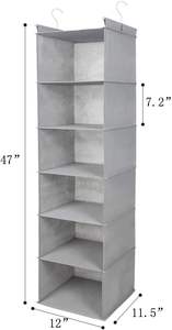 Organizadores de Armario Colgantes y Bolsas de Almacenamiento de Ropa, Estantes Plegables para Armario de Autocaravana, Organizador Colgante para Zapatos y Juguetes - Product Image 3