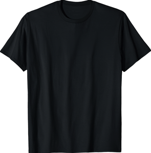 Camiseta Casual de Manga Corta con Cuello Redondo de Algodón Negro para Hombre, Corte Regular, Color Sólido, Camiseta de Alta Calidad para Hombre, Diseño Sencillo - Product Image 1