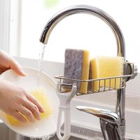 Support de rangement pour éponge en acier