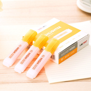 Deli Highlighter S625 Color Fluorescent Marker <b>Pen</b> Flat Tip Student Office Use - Product Image 4