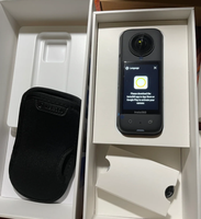 Kamera Vlog 360° Tahan Air Insta360 X3 X4 X5 dengan Sensor CCD/CMOS 1/2" 48MP, Video 4K 360° Active HDR, Fokus Tetap, Baterai Isi Ulang