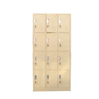 Armoire de rangement personnelle durable à 12 portes, casier multi-compartiments verrouillable, casier en métal pour l'école, la salle de sport, avec serrure à clé
