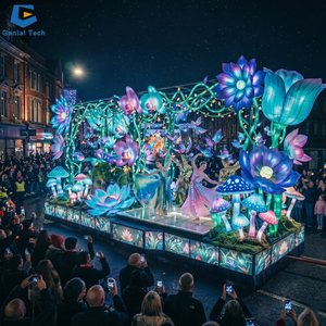 Proyectos de Faroles para Desfiles de Carnaval con Temática de Cristales de Hielo para Eventos Públicos y <span class=keywords><strong>Destinos</strong></span> de Entretenimiento - Product Image 2