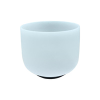 Factory Direct White Frosted Quartz Bowl Music Psalm Self-cultivation Meditation Buddha Sound 432HZ Percussion Instrument