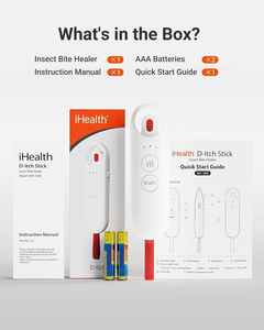 <span class=keywords><strong>IHealth</strong></span> D-Itch Stick, Bolígrafo para Aliviar Picaduras de Insectos, Dispositivo Térmico para Aliviar la Picazón, Tratamiento Natural en 6 Segundos - Product Image 3