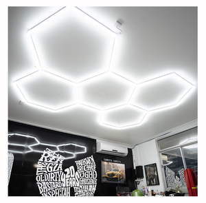HanYin venda quente colmeia garagem iluminação ginásio hexagonal levou luz garagem lâmpada escritório - Product Image 1