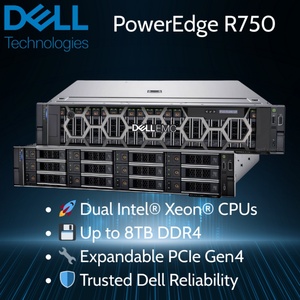 Servidor en Rack 2U de Alto Rendimiento PowerEdge R750, Doble Intel Xeon, hasta 8TB de Almacenamiento DDR4 Empresarial, Nuevo en Stock - Product Image 4