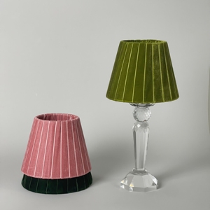 Lampe de table sans fil à LED de style européen de couleur personnalisée en tissu de velours de qualité avec conception d'<span class=keywords><strong>arc</strong></span> pour la décoration de la maison et de l'hôtel - Product Image 4