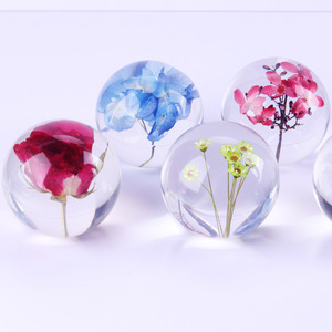 New bán buôn nhựa acrylic chặn giấy bóng hoa nhúng bồ công anh bóng - Product Image 1