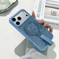 Coque de téléphone magnétique transparente antichoc, anti-jaunissement, avec béquille pour iPhone, nouvelle arrivée.