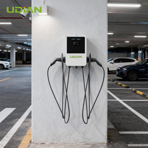Nouvelle borne de recharge murale AC pour véhicules électriques 16A 22KW à double connecteur NACS pour la maison et autres - Product Image 3
