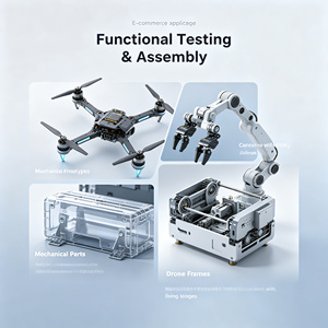 SLA 고강도 레진 3D 프린팅 기능성 부품 스냅핏 힌지 - Product Image 4