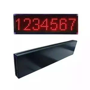 P10 Rote Farbe WiFi LED Sign Scrolling Message Board für tragbare LED Billboard Support Text, Animation Countdown, Timer