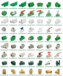 Tube en plastique standard IFAN Tube PPR matériel de plomberie 20-160MM PN25 tuyau d'eau en plastique PPR tuyau PPR