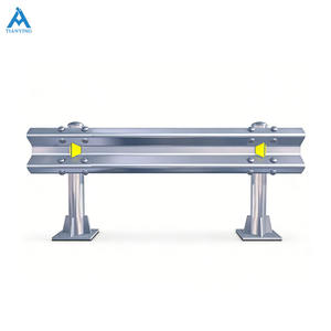 Barrière de sécurité routière galvanisée à chaud sur mesure, protection routière, <span class=keywords><strong>garde</strong></span>-<span class=keywords><strong>corps</strong></span> à double vague - Product Image 1