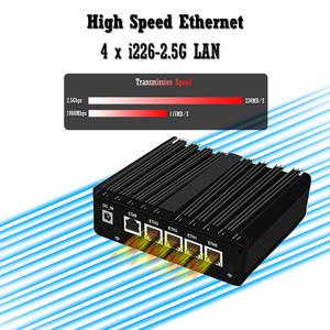 US Stock Fanless <strong>Mini</strong> PC N100, 16GB DDR5 RAM + 512GB NVMe SSD, 4K Dual Display, 4xi226V LAN, 1xCOM, 4G/5G SIM Slot - Product Image 5