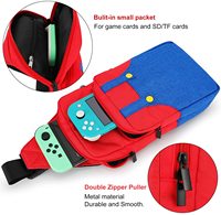 Sac de rangement de voyage à bandoulière léger Portable pour accessoires de jeu de contrôleur nintendo switch