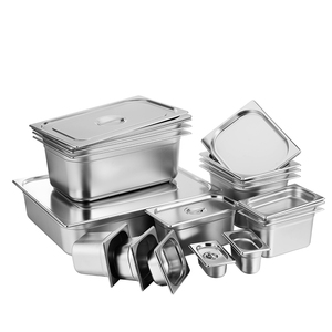 Buphex 2/4 Gastronorm contenitore in acciaio inox vaschetta da tavolo a vapore con coperchio in Silicone per gelato prodotto da Gastronom - Product Image 2